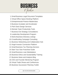 Small Business Legal Document Template Bundle
